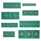 30PCS PCB Board Kit SMT To DIP Adapter Conversion Board Diy Electronic Assorted Set FQFP32 QFN48 SOP8 16/24/28 PCB