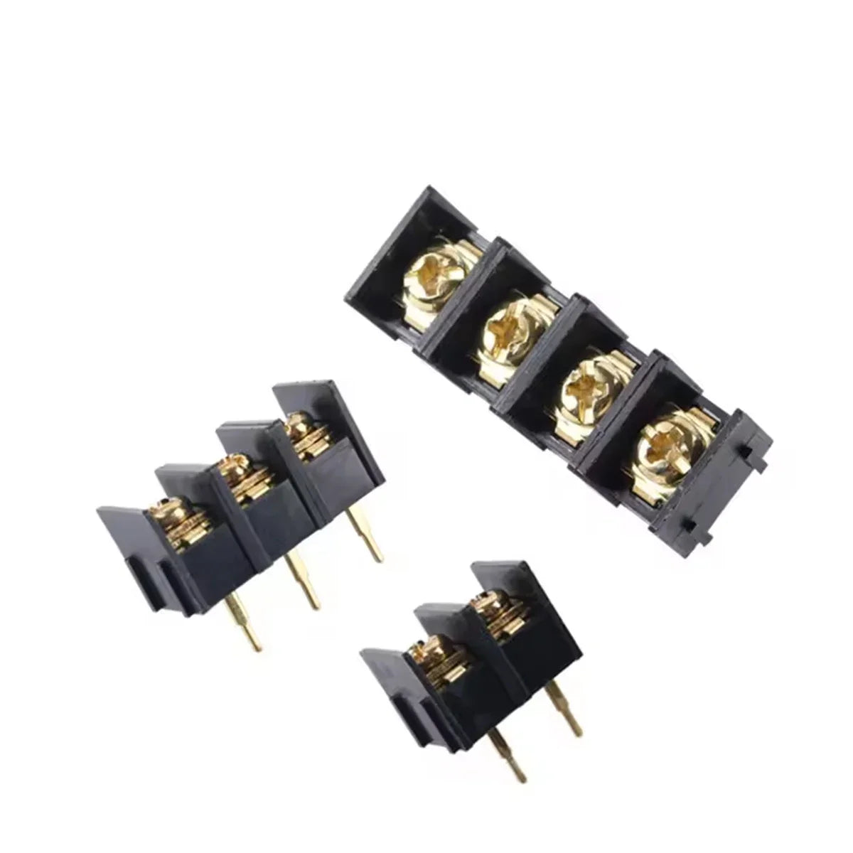 10Pcs KF1000 Barrier Terminal Block Pitch 10mm 2P/3P/4P PCB Mount Screw Terminal Connector 300V 25A for PCB Wiring