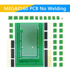 Compatible With MEGA2560 Double-side PCB Prototype Screw Terminal Block Shield Board Kit For Arduino Mega 2560 / Mega2560 R3