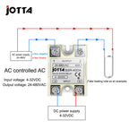 Solid State Relay Module SSR 10DA 25DA 40DA DC Control AC  Single Phase With Plastic Cover For PID Temperature Control