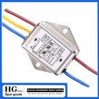 Single-phase power filter CW1B-3/6/10A-L(040) With wire audio audio purifier AC EMI interference CW1B-6A-L(040) CW1B-10A-L