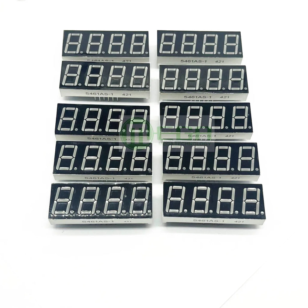 10 PCS  4 Digit 0.56" RED 7 SEGMENT LED DISPLAY COMMON CATHODE