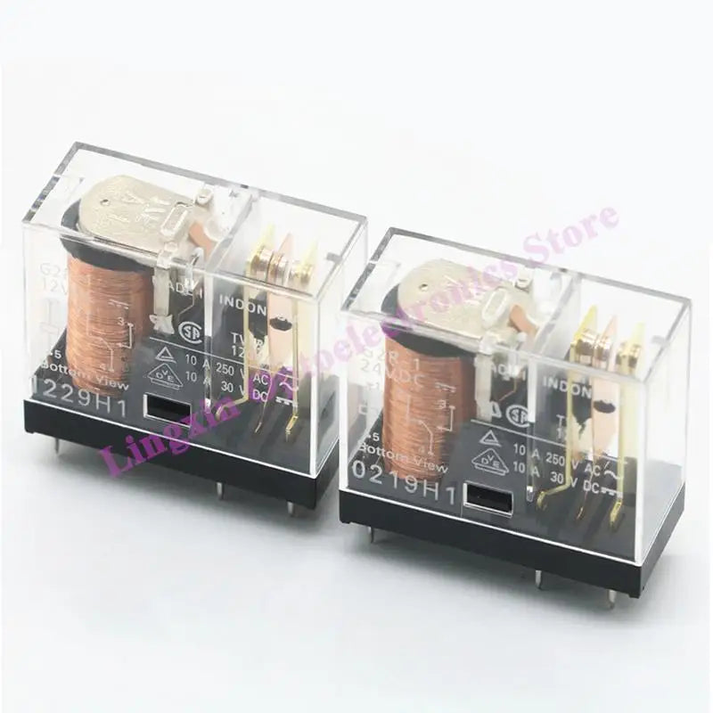 20Pcs/lot Power Relays G2R-1 12VDC 24VDC 220VAC 10A 5Pin SPDT 1C Electromagnetic Relay G2R-1-12VDC G2R-1-24VDC 100% Original New