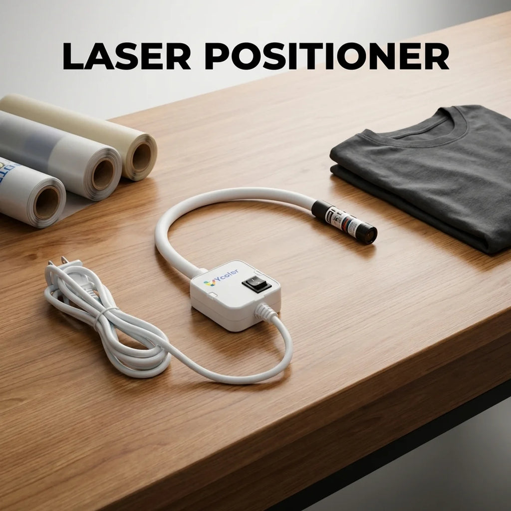 DTF Laser Locator Infrared Ray Positioner Magnetic Heat Press Sublimation Positioning Device Flexible Metal Hose 100MW