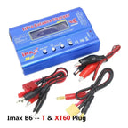 Digital Imax B6 80W Balance Charger T/Tamiya/XT60 Plug  For RC Lipo NiMH NiCd Li-ion Battery
