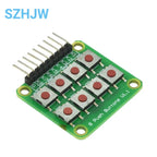 1-10pcs 2x4 / 4x2 Matrix Keypad Module, 8 Push Button Keyboard for MCU Arduino Raspberry Pi External Input Expansion