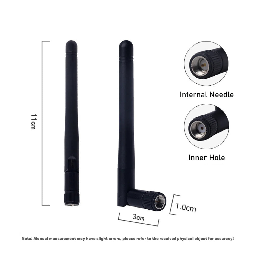 WiFi 2.4GHz 3dBi WiFi Antenna SMA Male Female Needlefree Antenna Replacement Antenna for Wireless Vedio Recorder 2pcs