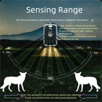 Wireless PIR Infrared Thermal Alarm Remote Control Outdoor Camping Anti-Animal Alarm Human Detection Sensor