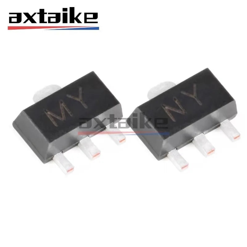 50PCS 2SC2873 MY 2SA1213 NY SOT-89 50V 2A NPN PNP SMD Transistors C2873 A1213 Complementary Triode