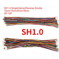 10PCS SH 1.0mm Single/Double Connector 2/3/4/6/7/8/9/10Pin 6cm/10cm/15cm/20cm/30cm/50cm 28AWG Same/Reverse Electronic Wire Cable