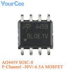 20pcs/5pcs AO4407A SOIC-8 4407A P-channel -30V/-12A SMD MOSFET Field Effect Transistor Chip AO4405AO4411 AO4413 AO4421 AO4435