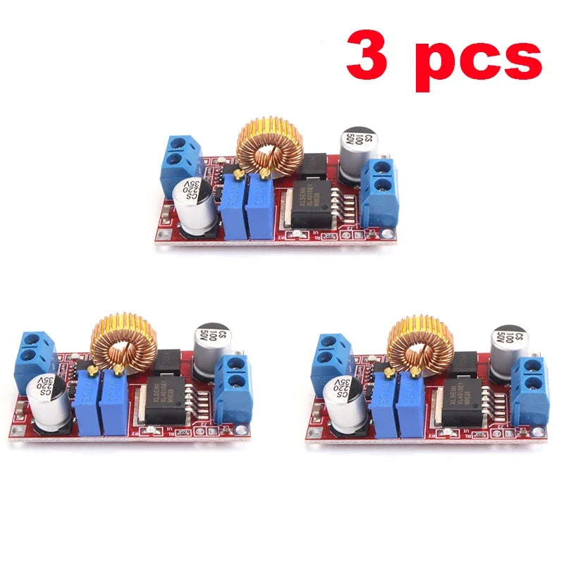 XL4015 5A LM2596 Buck Adjustable Constant Current Voltage Regulator Module 4-38V-1.25-36V LED Driver Battery Charger Solar DIY