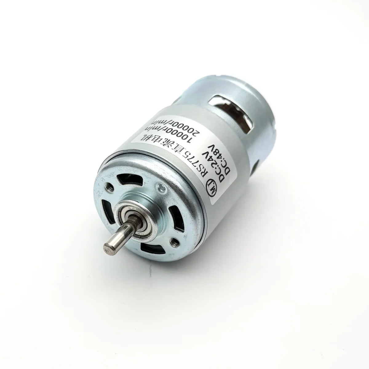 RS-775 DC 12V 24V 36V 48V 60V Dual Ball Bearing Motor 3400RPM 10000RPM 20000RPM Electric Tool DC Motor
