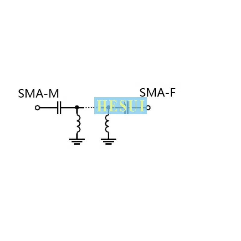 144MHz RF HPF Filter module 9th-order serial high-pass filter module Band pass filter RF coaxial LC filter module CNC shield box