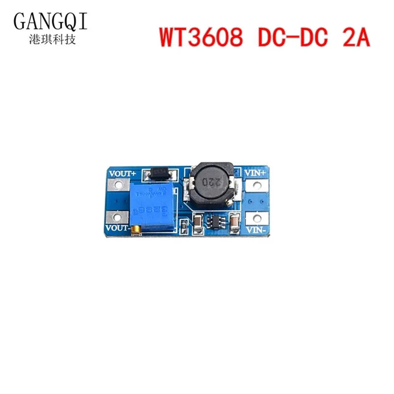 1PCS MT3608 DC-DC Step Up Converter Booster Power Supply Module Boost Step-up Board MAX output 28V 2A for arduino diy kit