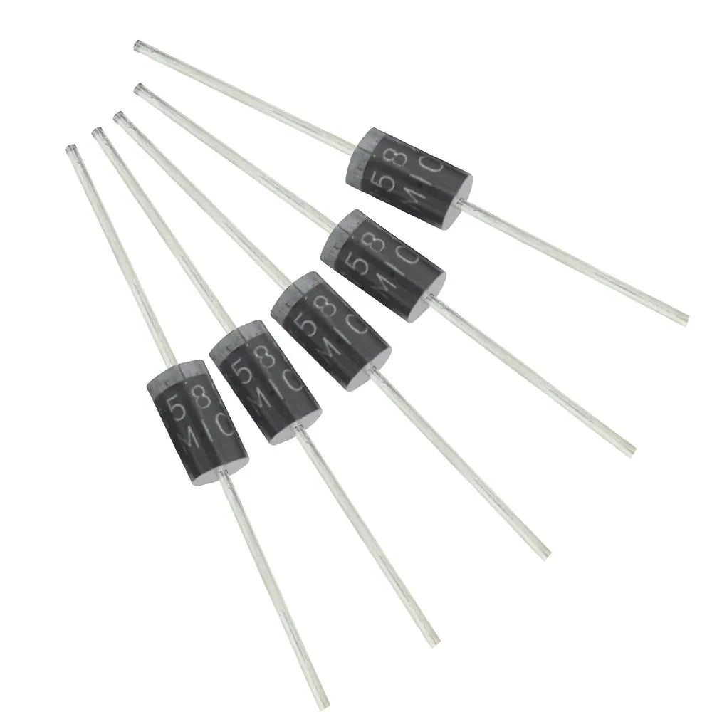 100PCS Schottky Diode 1N5822 1N5824 DO-27 30V-40V 3A-5A Electronic Components
