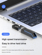 90 Degree USB 3.0 Male to Female Right Angle Extension Adapter USB Upward Elbow Adapter 10Gbps For Laptop PC Connector Converte