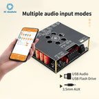 TPA3255 Amplifier XY-DP600H High Power Audio Amplifier Board 300W*2+600W Bass Output with Bluetooth for DIY Home Theater