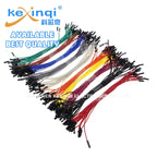 10pcs 1Pin Dupont Jumper Wire Line 20cm 2.54mm Male Female Electronic Cable For Arduino DIY Red Yellow Green Yellow Blue Black