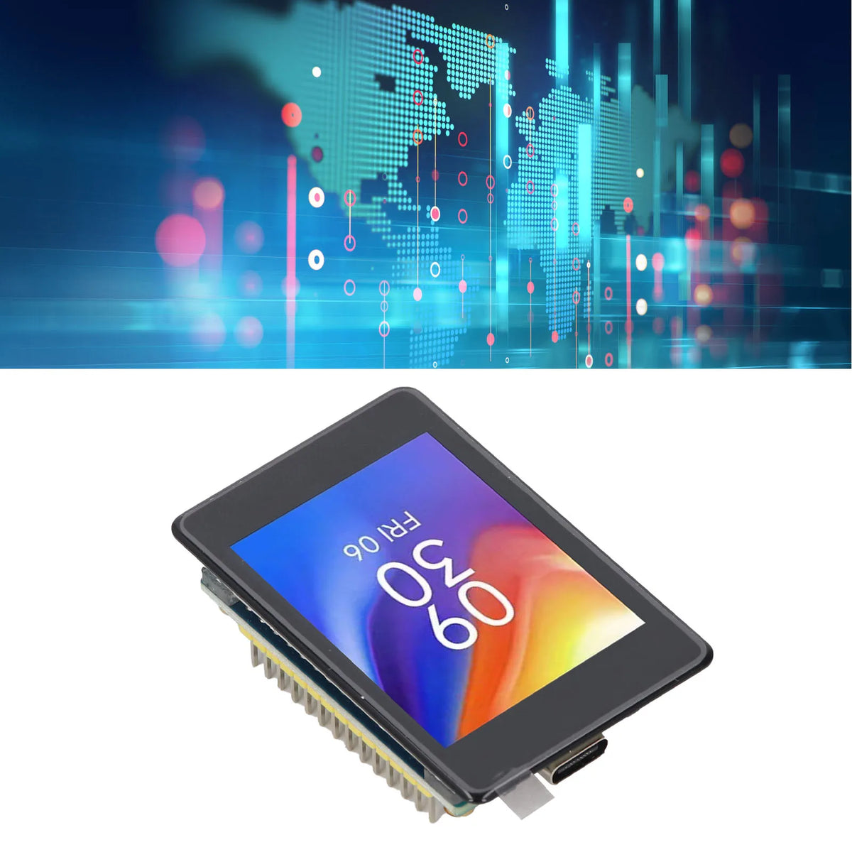 Onboard Capacitive ESP32-S3 2Inch 262K Color Capacitive Touch Display Development Board With WiFi Bluetooth Camera Interface
