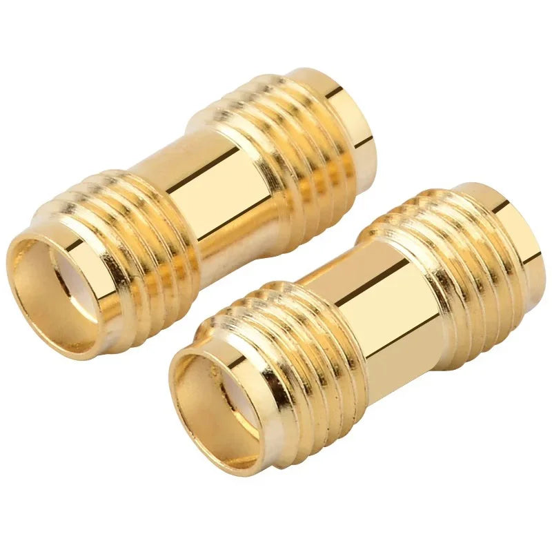 5/20PCS SMA Coupler Adapter SMA Female To RP-SMA Female RF Connector Converter Antenna Radio Male To Female