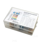 300/600pcs 1/4w Metal Film Resistor 30 Values Resistance Kit 10R-1M 0.25W 1% Resistors Set