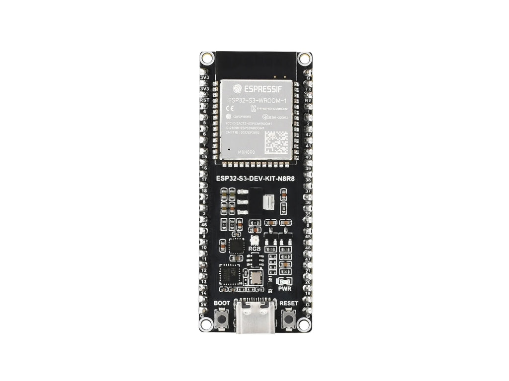 Waveshare ESP32-S3 Microcontroller, 2.4GHz Wi-Fi Development Board, 240MHz Dual Core Processor, ESP32-S3-WROOM-1-N8R8 Module