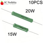 10PCS 15W 20W Wire Wound Resistor RX21 5% Resistance 0.1 0.2 1 2.2 3.3 4.7 6.8 10 22 47 100 220 330 470 680R 1K 10K 12K 15K Ohm