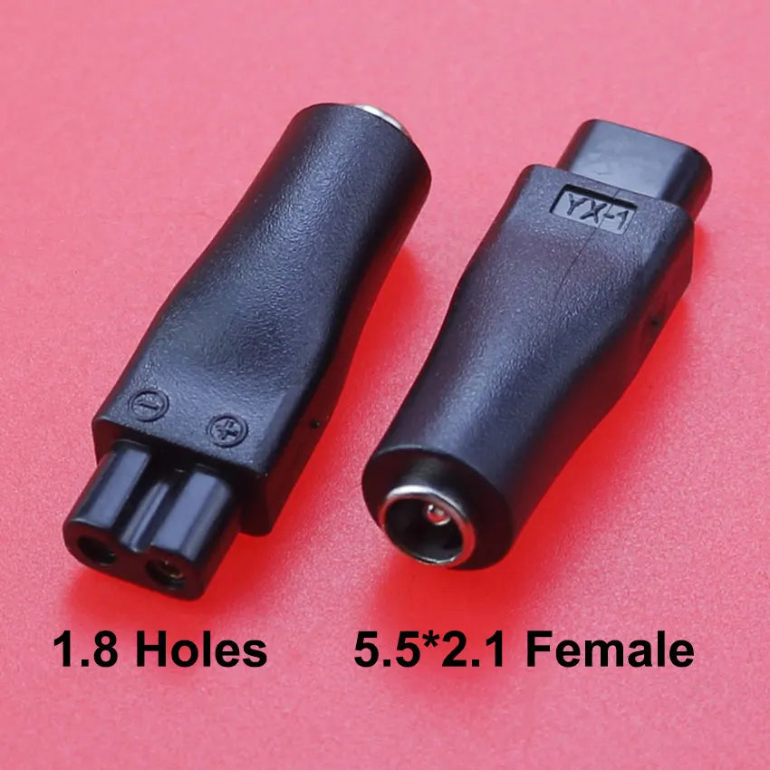 2/7Pcs 5V DC 5.5*2.1mm USB Power Cord Cable Double Hole Charging Adapter Plug For All Kinds Hair Clippers Beard Trimmers Shavers