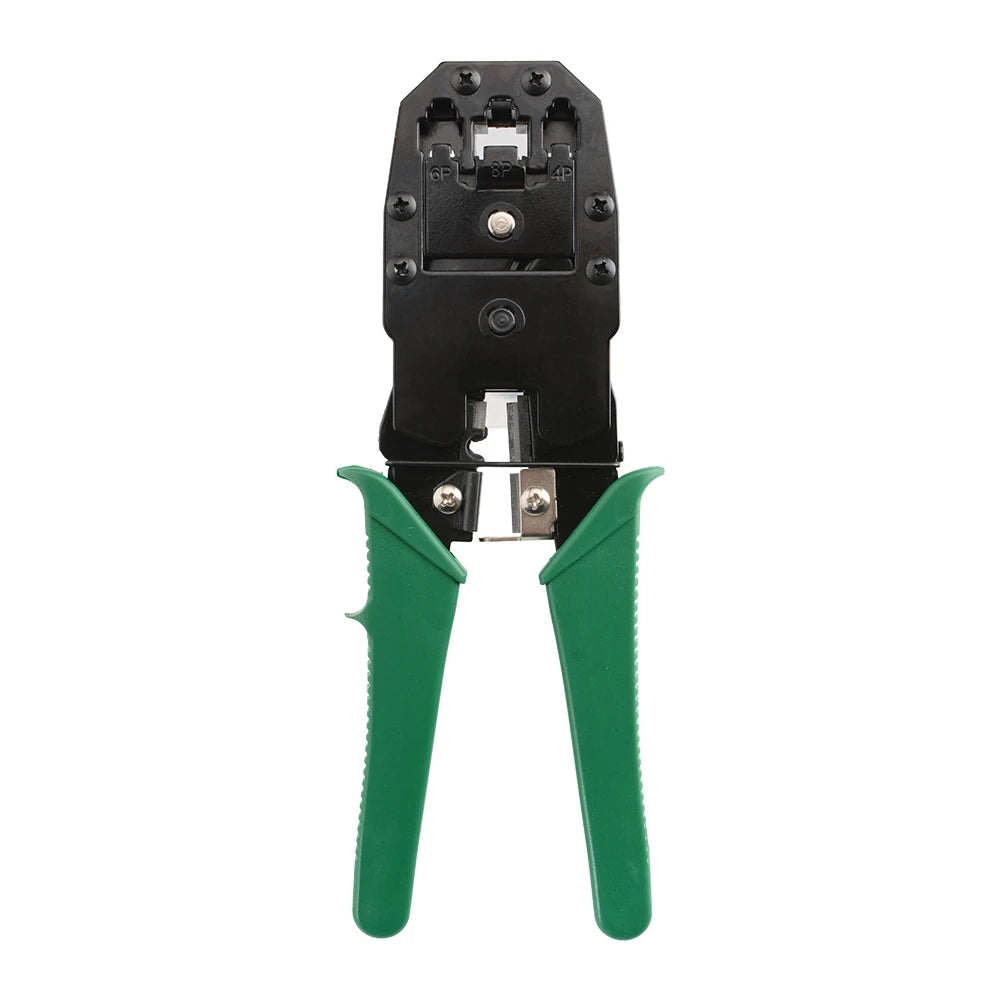 RJ45 Crimping Tool for Cat5 Cat5e Cable with Wire Stripper Cutter Network LAN Crimper Pliers RJ12 RJ11 Multifunctional Hand Tool