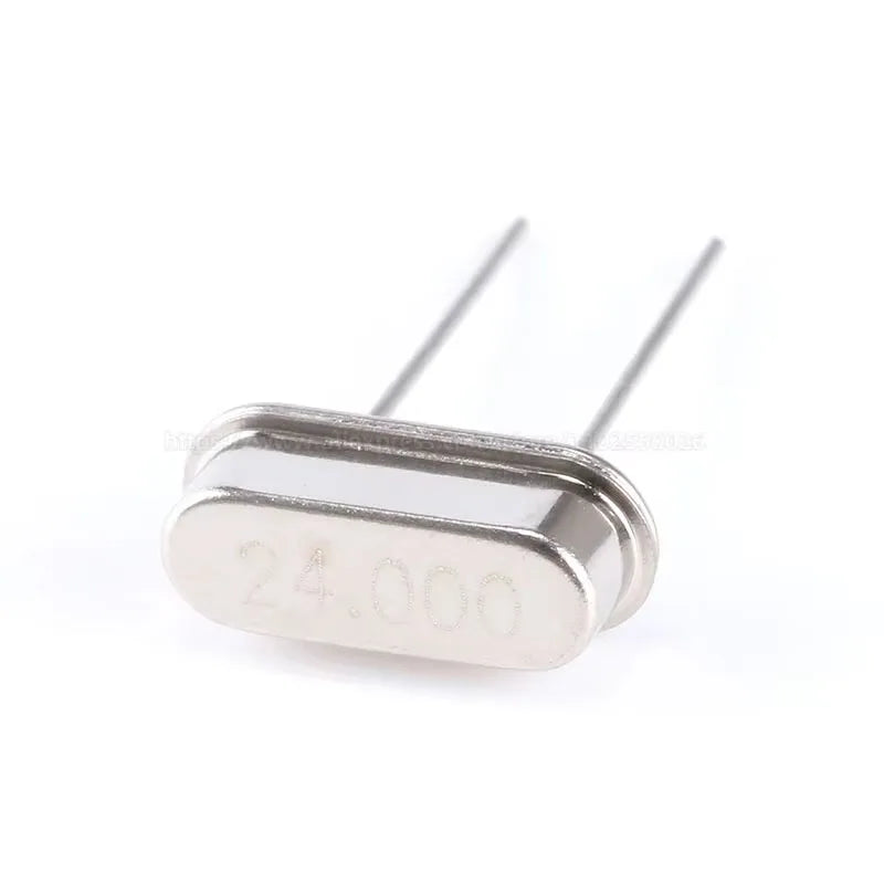 10PCS 4 6 8 10 11.0592 12  13.56 16 18.432 20 22.1184 24 25 27 30 32 MHZ HC-49S DIP Quartz Crystal Resonator Passive Oscillator
