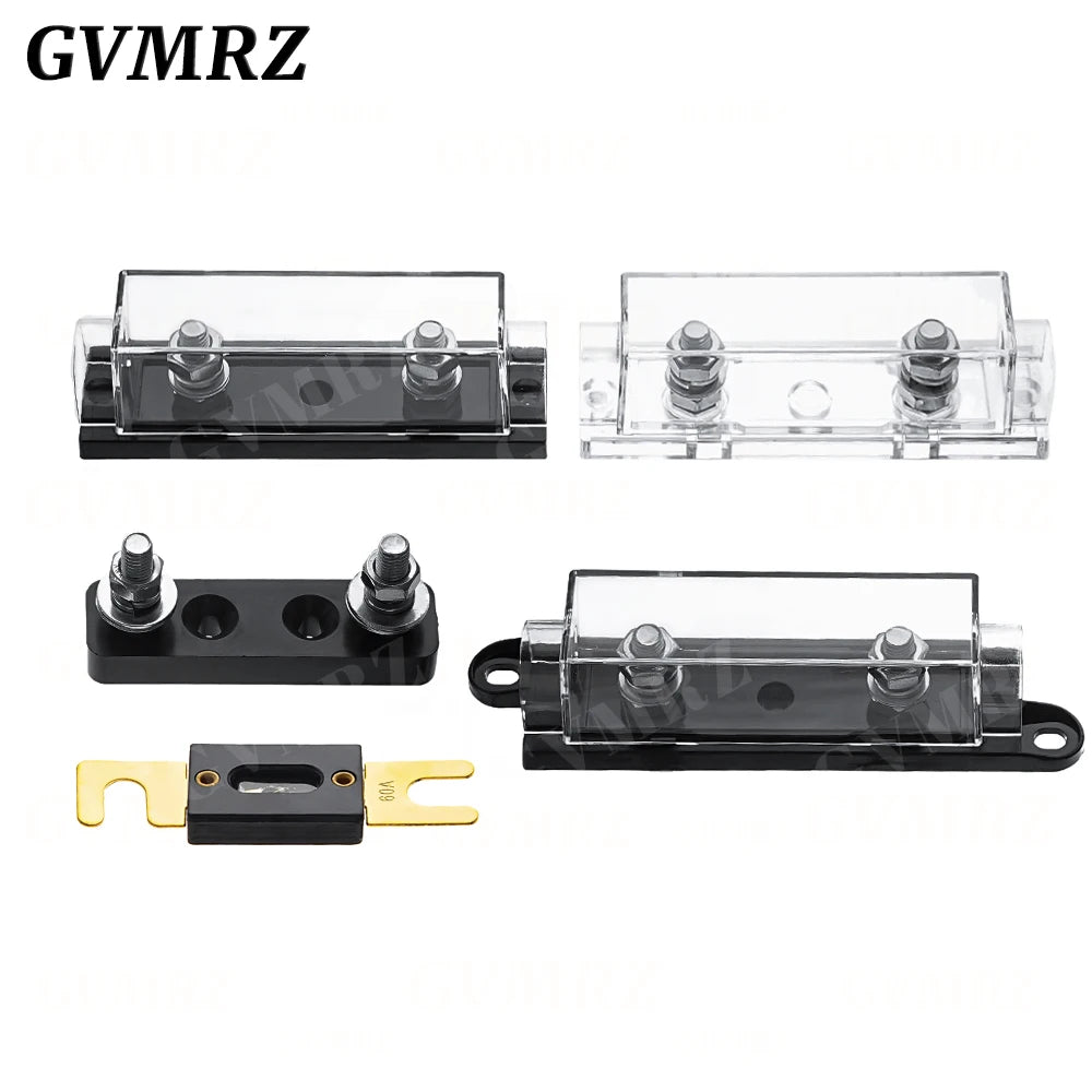 1Set ANL Fuse 60 80 100 120 275 300 400 450A 500 AMP ANS Fuse Holder Bolt-on Fuse Automotive Fuse Holders Fusible Link With Fuse