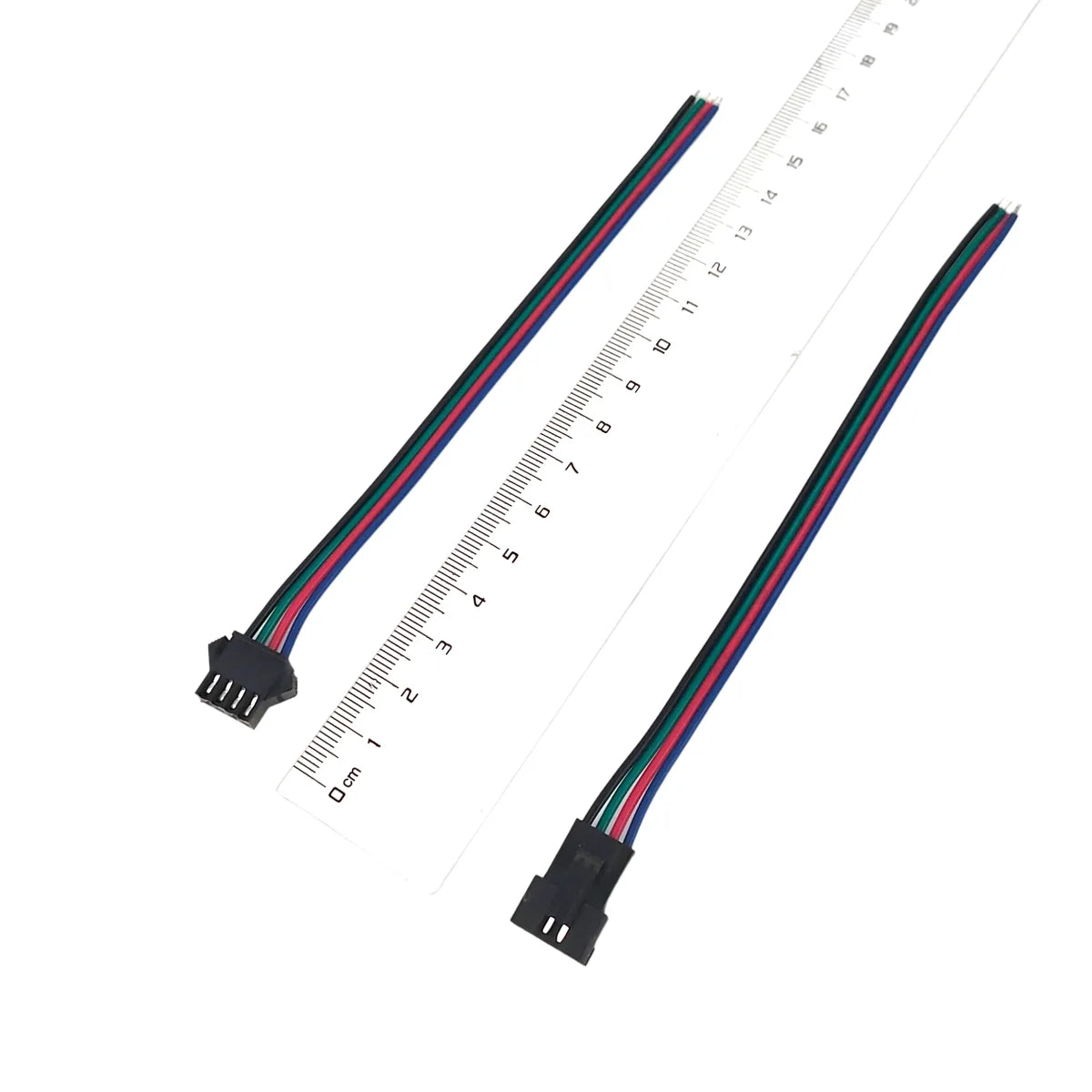 10/20/50 Pairs 4pin SM JST 15cm Cable Female/Male connectors for Led Strip RGB 5050 3528 WS2801 APA02 WS2815 WS2813