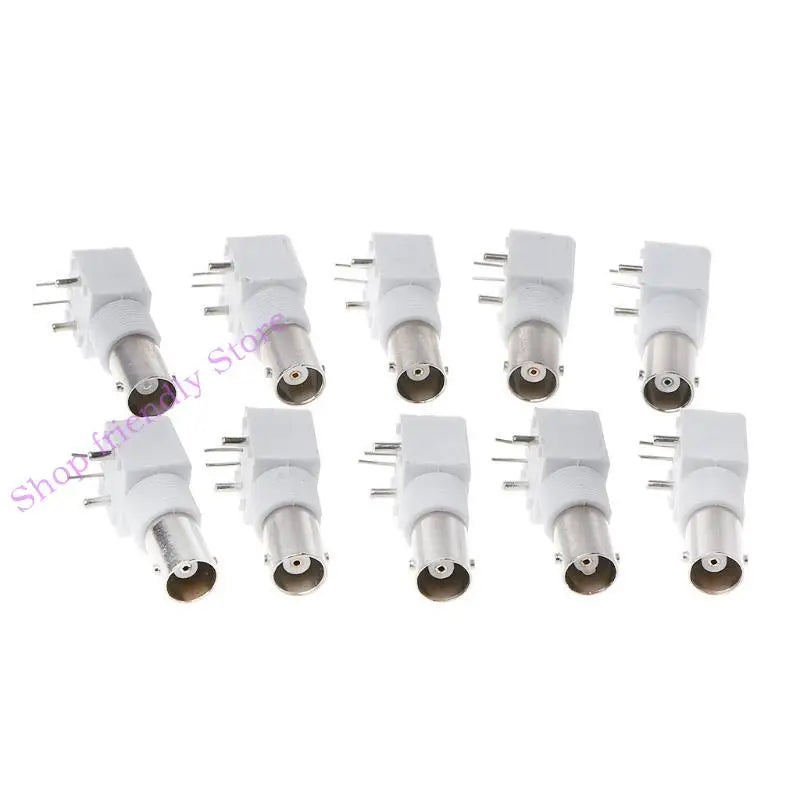 594A 10x PC Board PCB Mount BNC Female With Bulkhead Connector