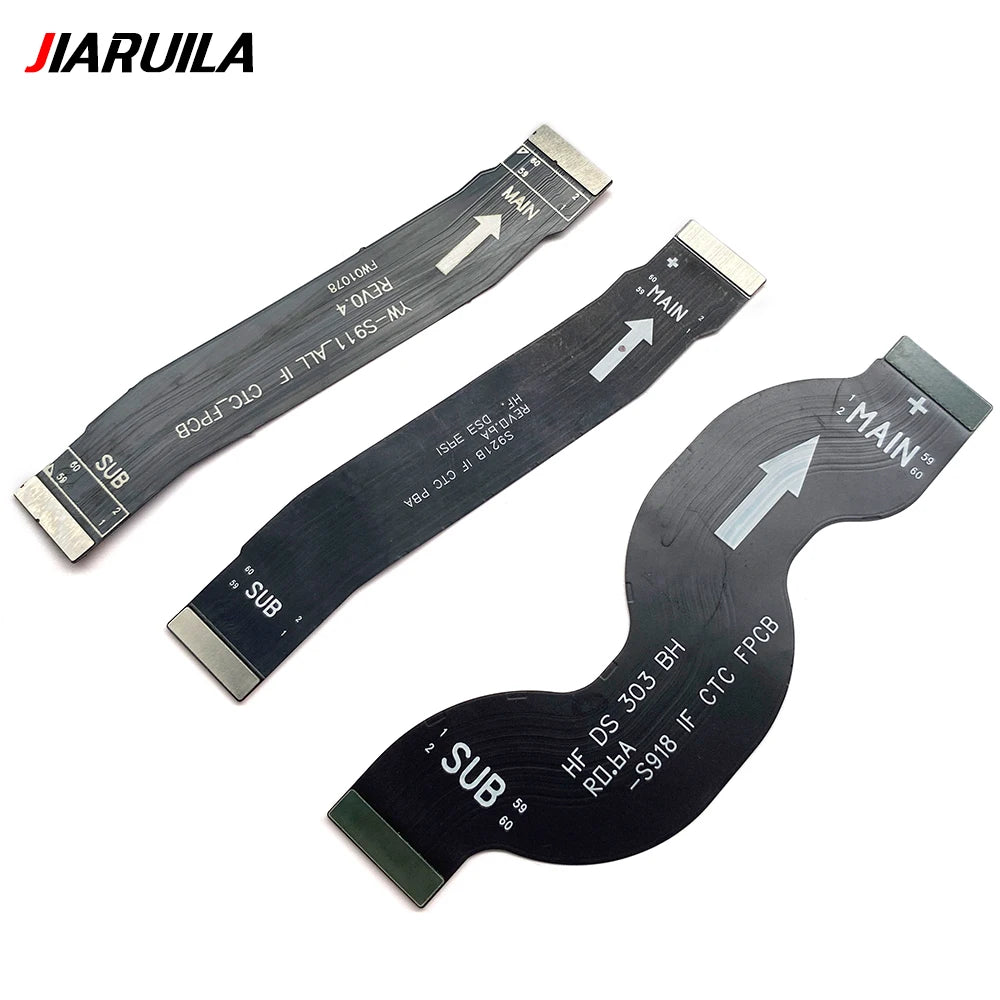 50Pcs，NEW Main FPC LCD Display Connect Wi-Fi Signal Antenna USB Mainboard Flex Cable Ribbon For Samsung S24 S24 Plus S24 Ultra