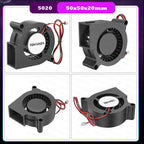 2PCS 5V USB Brushless Blower Cooling Fan USB Ventiliator Computer Case Cooler  PBT CPU Radiator USB Fan PC USB Gadgets