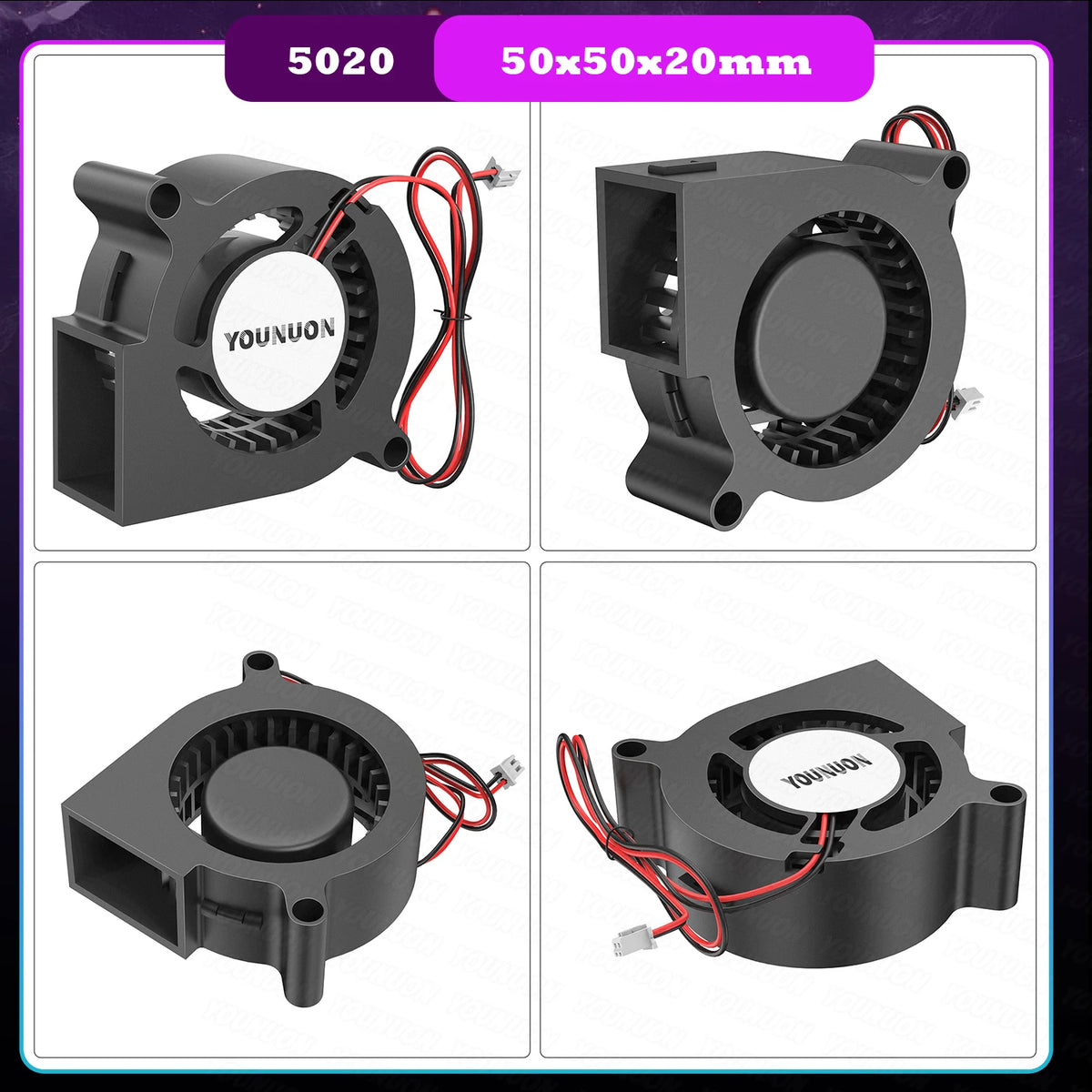2PCS 5V USB Brushless Blower Cooling Fan USB Ventiliator Computer Case Cooler  PBT CPU Radiator USB Fan PC USB Gadgets