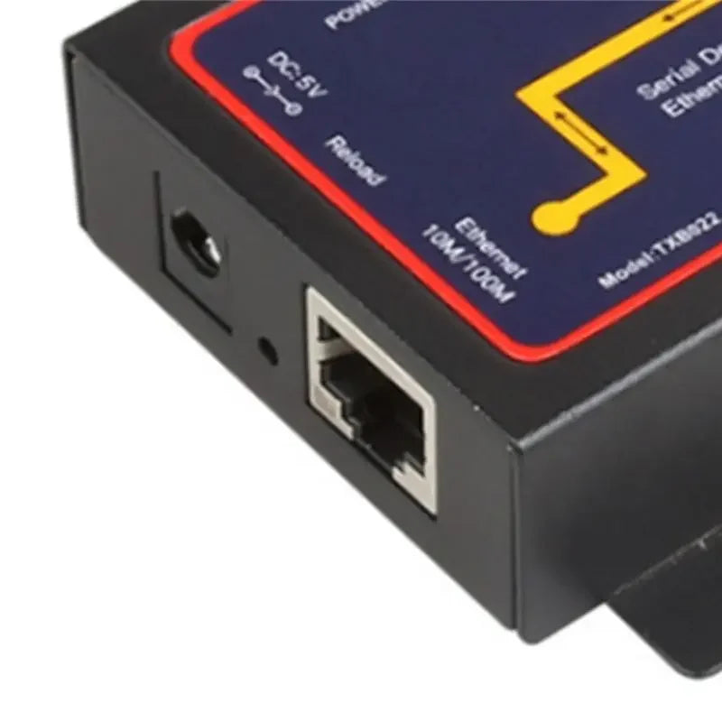 Industrial Modbus Serial RS232 RS485 RS422 to Ethernet Converter Device Server TCP/RTU/UDP RJ45 to RS232+RS485