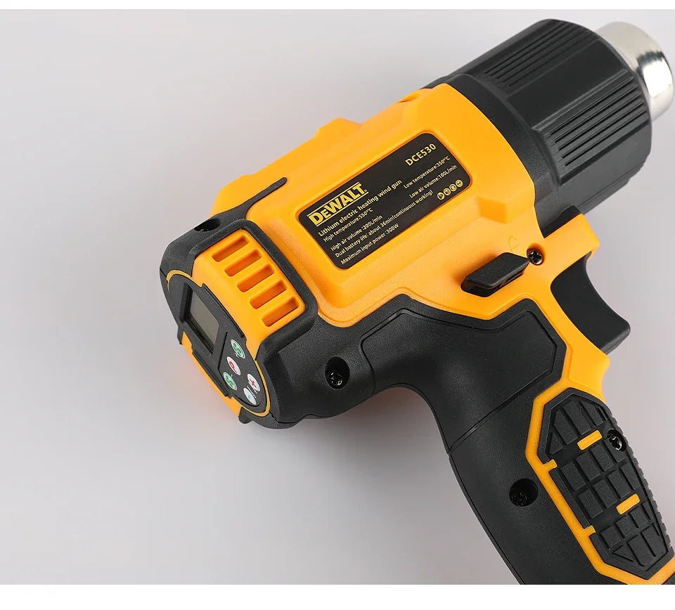 DEWALT DCE530 20V  Temperatures Adjustable Hot Air Gun Cordless Heat Gun 550°C High Power Welding Thermal Blower Power Tools