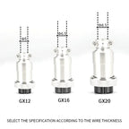 5/10/20 Set GX12 GX16 GX20 Circular Connectors 2 3 4 5 6 7 8 9 10 12 14 15 Pin Docking Aviation Plug Sockets for Cable Terminals