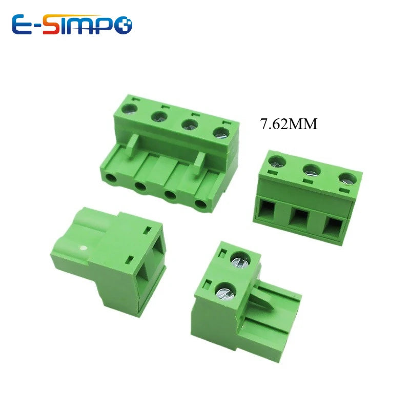 5/10PCS 7.62MM Large spacing 2EDG 2EDGRK 2-16P Welding free Docking Aerial Plug-in Terminal Block PCB Termianl Connector
