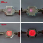 10w High Power LED Chip IR Infrared 730nm 740nm 808nm 850Nm 940nm 980nm 1050nm Emitter Light Lamp Beads  For Night Vision Camera