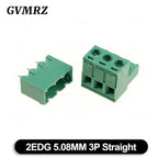 5Set/lot KF2EDGK Terminal Block Male Female 5.08 mm Plug-in Seal PCB Connector 2EDG PCB 2P 3P 4P 5P 6P 7P 8P 9P 10P 12P