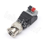 BNC male to extruded terminal connector Q9 50ohm surveillance video connector Press-type terminal adapter
