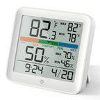 LCD Thermometer Hygrometer Sensor Gauge Indoor Room Digital Temperature Humidity Meter Weather Station For Home