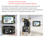 WisBlock Basic Starter Kit for Meshtastic RAK4631 LPWAN Wireless SX1262 LoRa Module with RAK19007 Base Board for DIY Enthusiasts