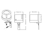 Automatic On Off Photocell street Light Switch DC 12V AC 220V/110V 50-60Hz 10A Photo Control Photoswitch Rainproof Sensor Switch