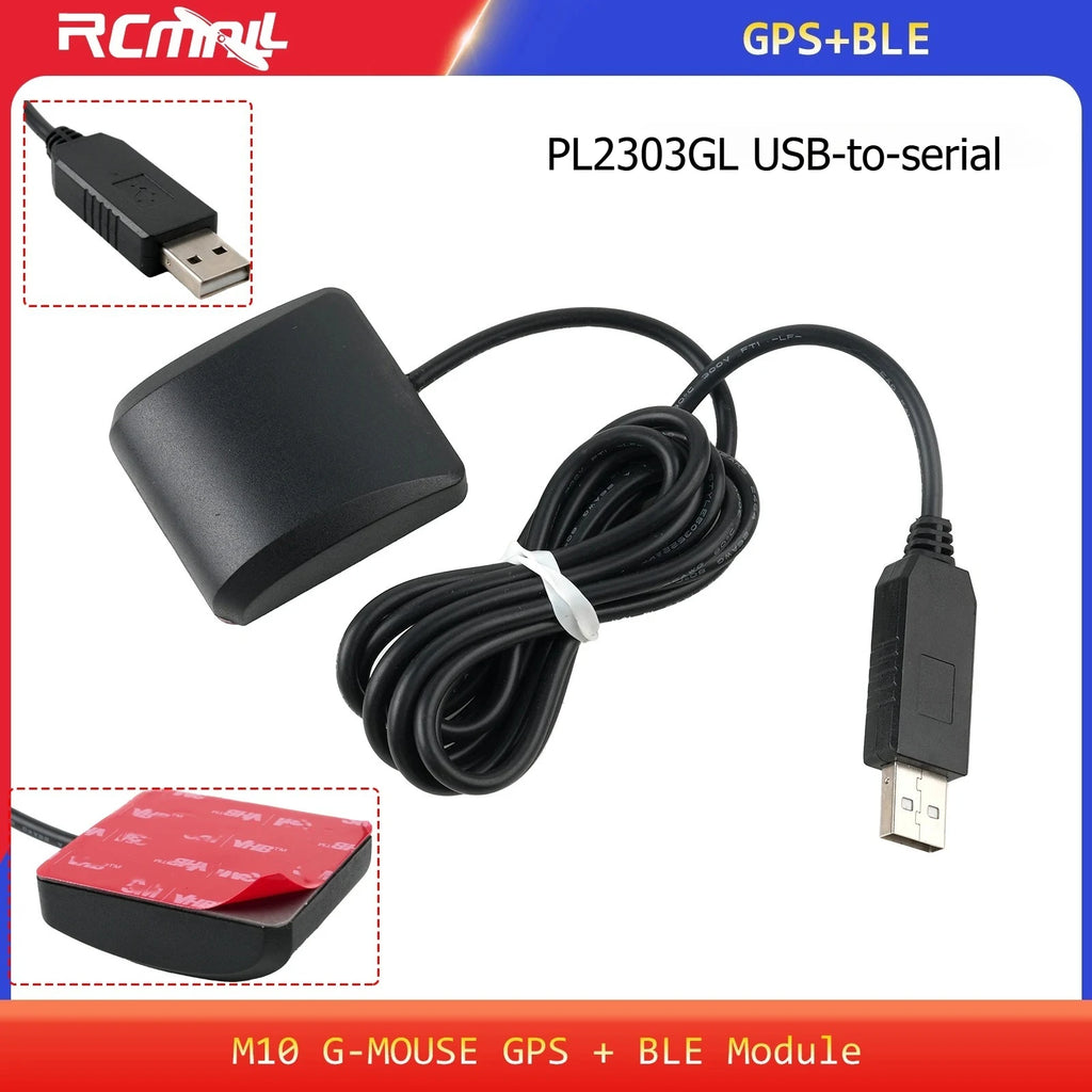 M10 G-MOUSE GPS BLE Module PL2303GL USB-to-serial GPS+Beidou+Galileo+QZSS Positioning Module for Car Boat Laptop Navigation DIY