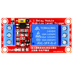 Relay Module 1 Channel 5V 12V 24V Board Shield With Optocoupler Isolation Support High and Low Level Trigger for Arduino
