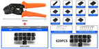 YICHENG 2.54mm Dupont Connector Kit with Ratcheting Wire Crimping Tool,Male Female Pins, Headers & Ribbon Cable